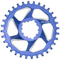 Funn Solo DX Boost Narrow-Wide Kettenblatt 28T Blue
