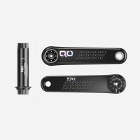 QO Race Road Kurbelgarnitur schwarz 165 mm
