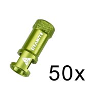 Granite Juicy Nipple Dealer Pack 50 Stk CNC Ventilkappe mit integriertem Ventilwerkzeug