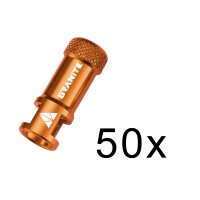 Granite Juicy Nipple Dealer Pack 50 Stk CNC Ventilkappe mit integriertem Ventilwerkzeug