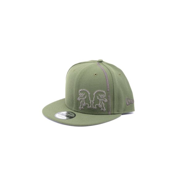 Chromag Bear Reflect New Era Snapback Cap bronze green S/M