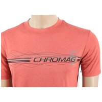 Chromag Horizon kurzarm Trikot red heather S